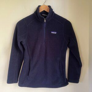 Patagonia Synchilla 1/2 Zip Fleece Pullover, Deep Navy, Size XS